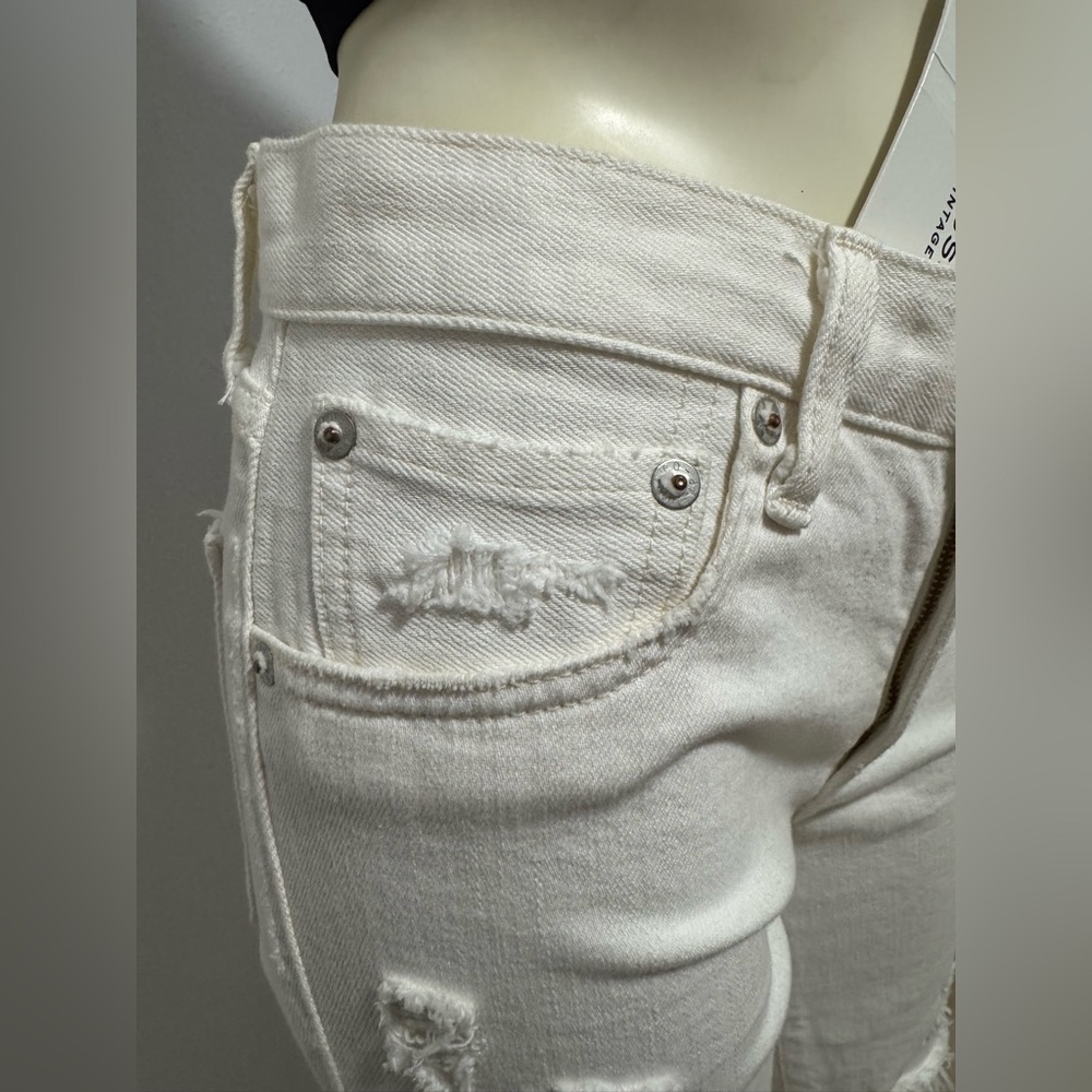 NWT Moussy Vintage Glendele Skinny Jeans in White - Picture 12 of 16